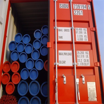 Custom-made seamless steel tube container